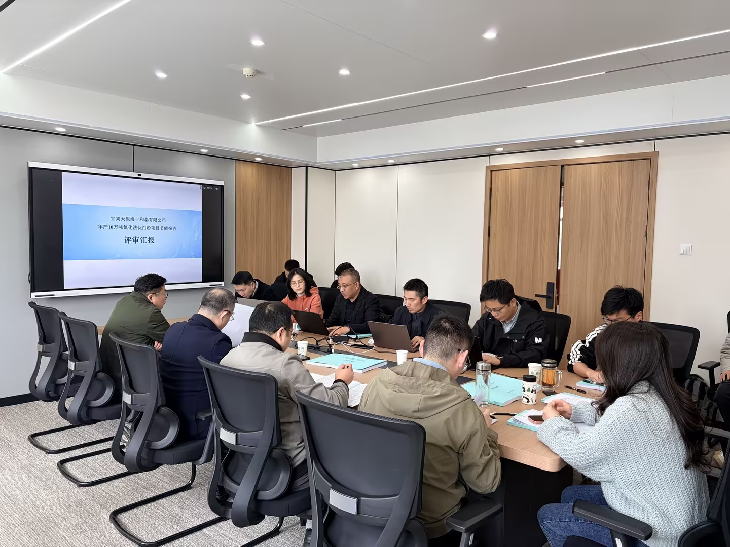 宜宾天原海丰和泰有限公司年产10万吨氯化法钛白粉项目节能报告评审会议.jpg